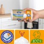 Swirl Müllbeutel mit Zugband, 20 l, reißfest und dicht, 15 Stück.