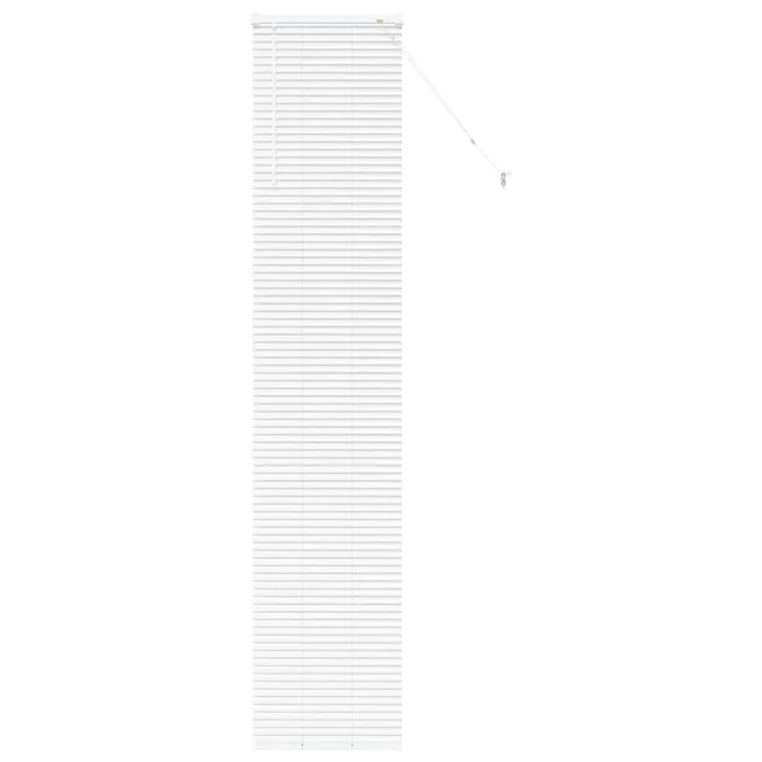 vidaXL Balkenjalousien mit Vorhängen Weiß 220 x 40 cm Aluminium 42006010 günstig online kaufen