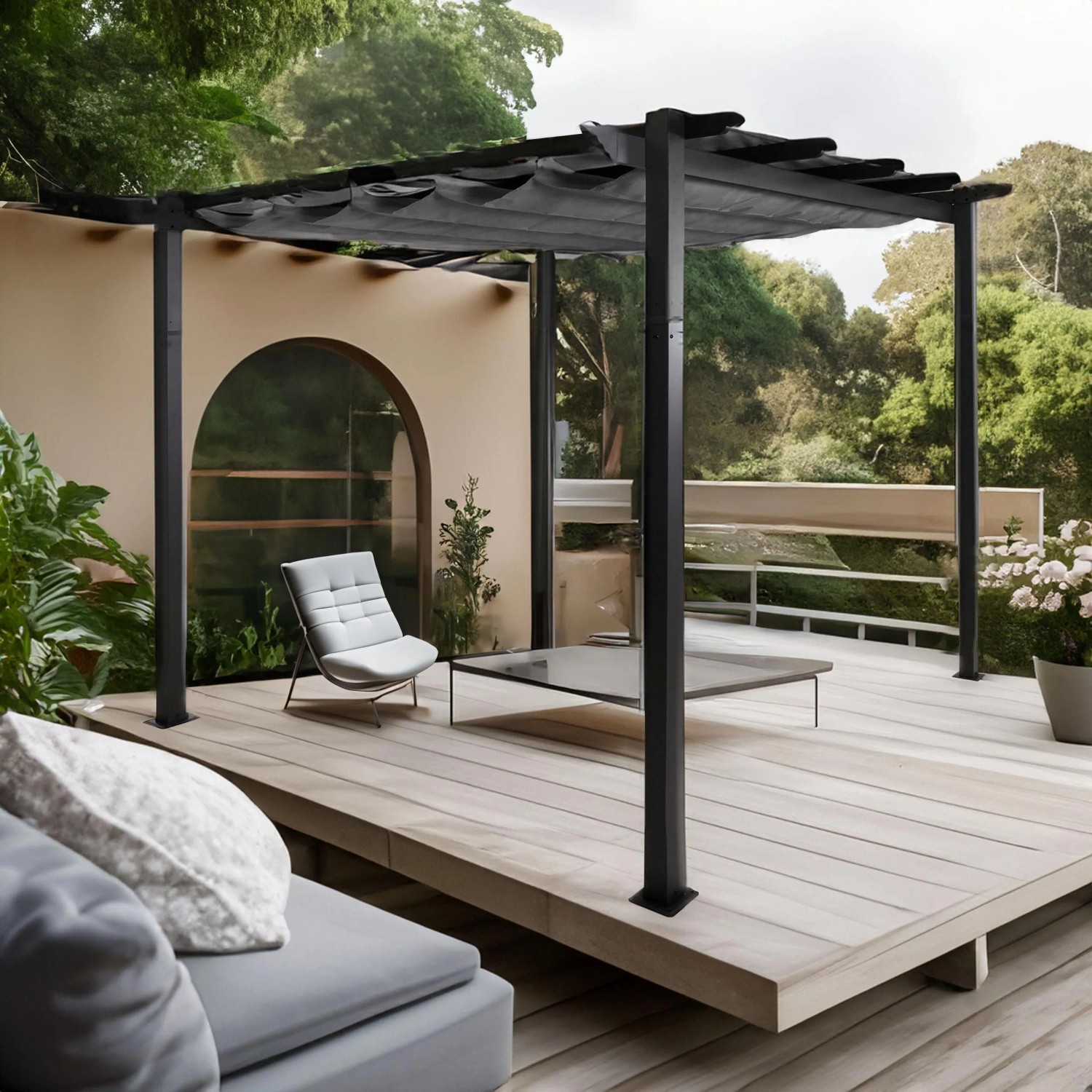 MCW Pergola N93 Anthrazit 3x3m