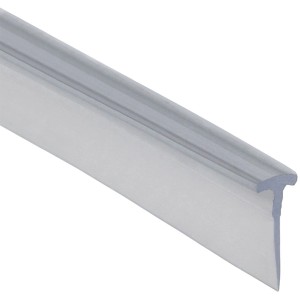 Transparente Schulte Einschubdichtung für Duschkabinen MasterClass und Garant, Glasstärke 6mm.