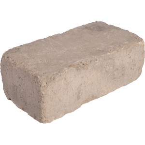 EHL Mauerstein Verona Antik, 40x20x14 cm, grau-anthrazit nuanciert. Einzelner Mauerstein für rustikale Gartenmauern.