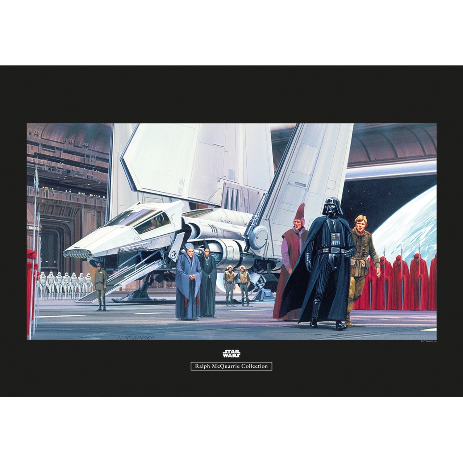 Komar Wandbild Star Wars Dock 70 x 50 cm