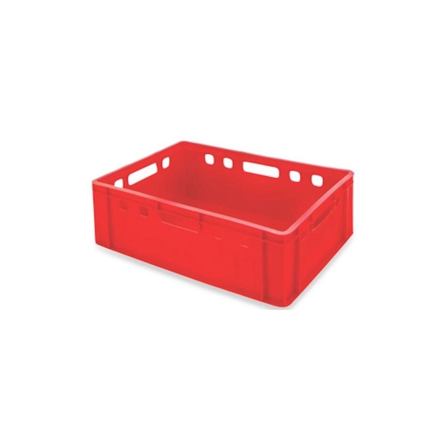 PROREGAL SparSet 10x Eurobehälter Fleischerkasten E2 HxBxT 20 x 40 x 60 cm 41 Liter Rot Fleischerkiste Fleischkiste Metzgerkiste Fleischbehälter_3