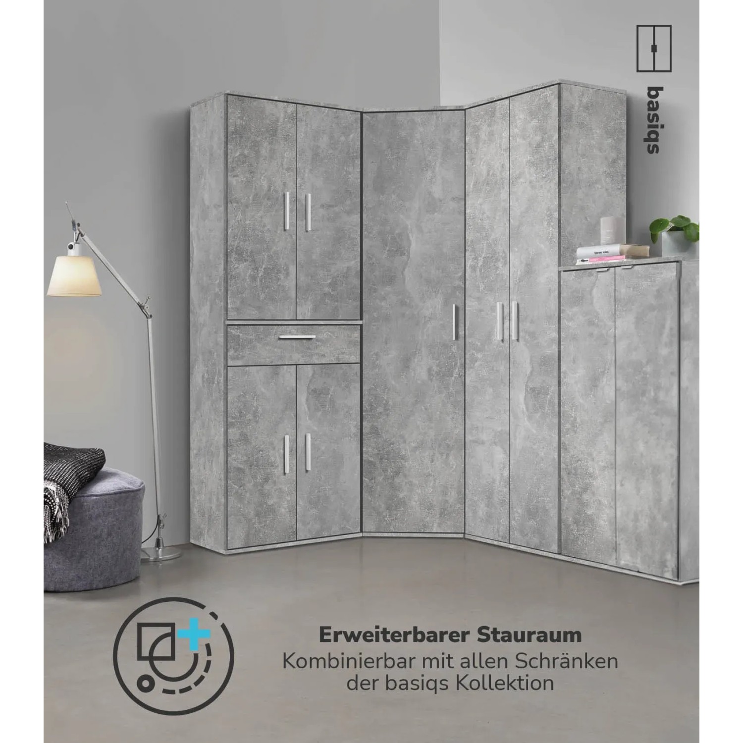 mokebo Mehrzweckschrank Grau kaufen bei OBI