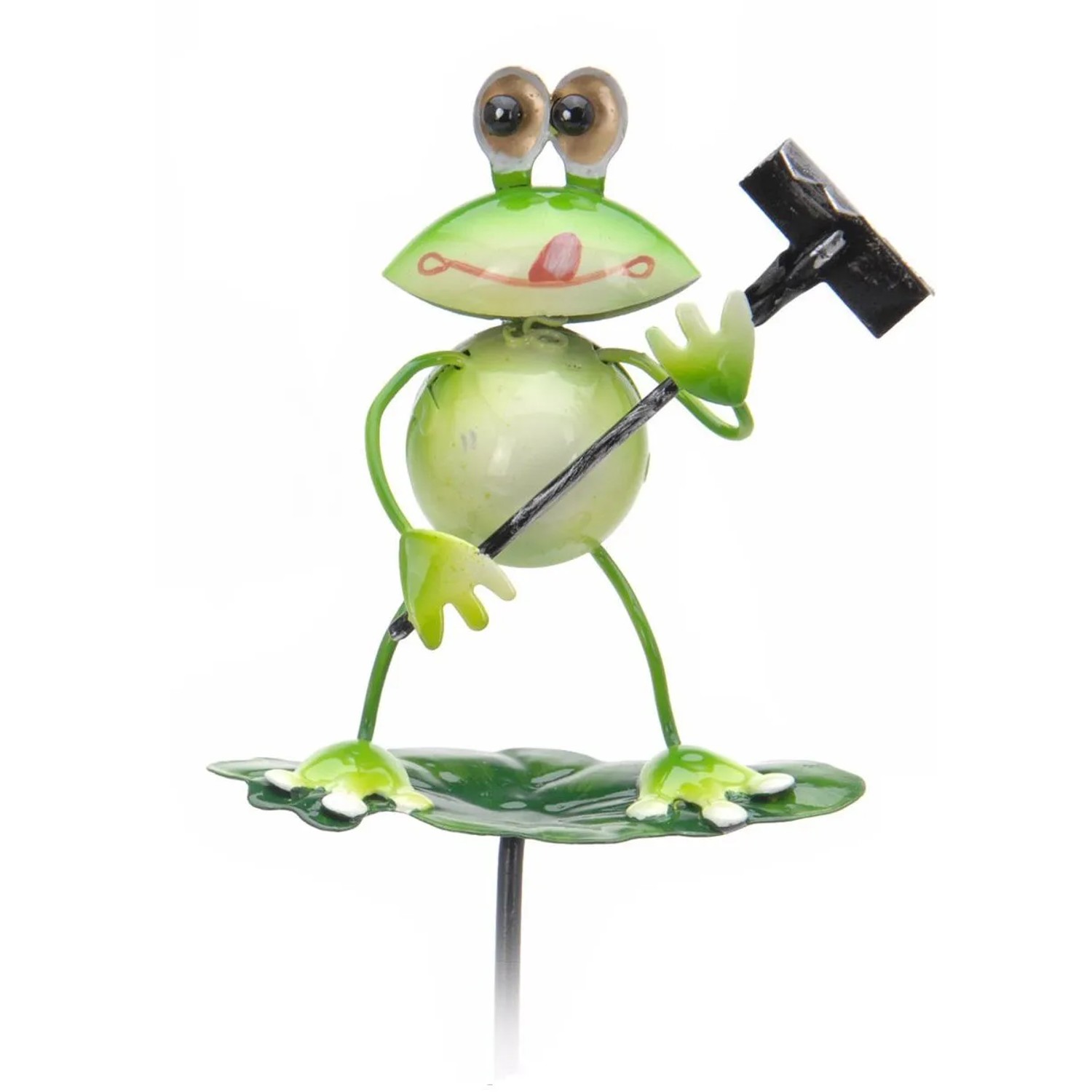 Deko Frosch Garten Metall