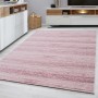 Ayyildiz Kurzflorteppich Plus 8000 in Rosa, 160x230 cm. Moderner Teppich für Wohnräume.