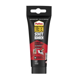 Pattex Montagekleber, 340g Tube, zum Kleben statt Bohren von schweren Gegenständen.