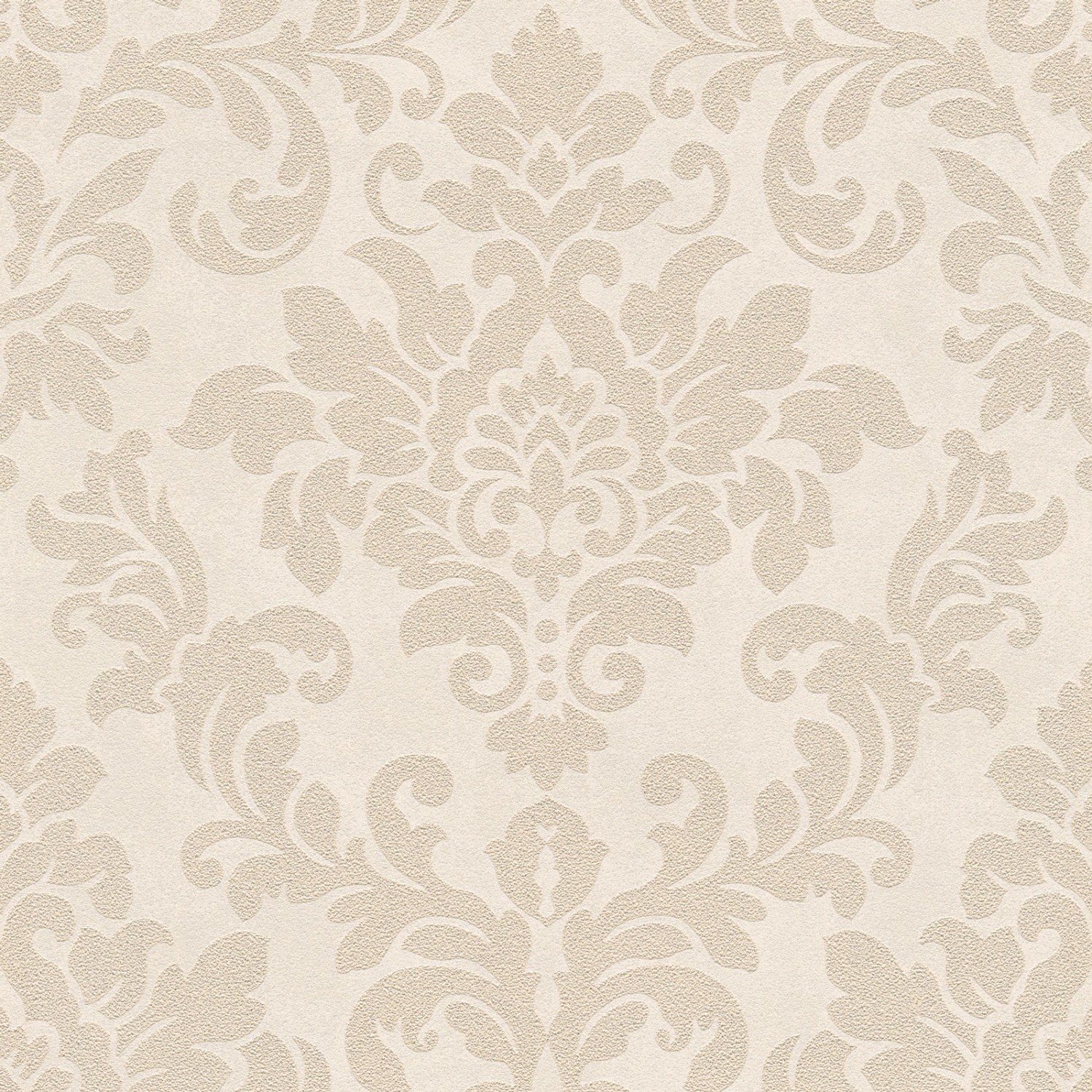 Bricoflor Beige Barock Tapete Elegante Neobarock Vliestapete mit Ornament aus Vinyl Edle Wandtapete Im Nostalgie Stil fü...