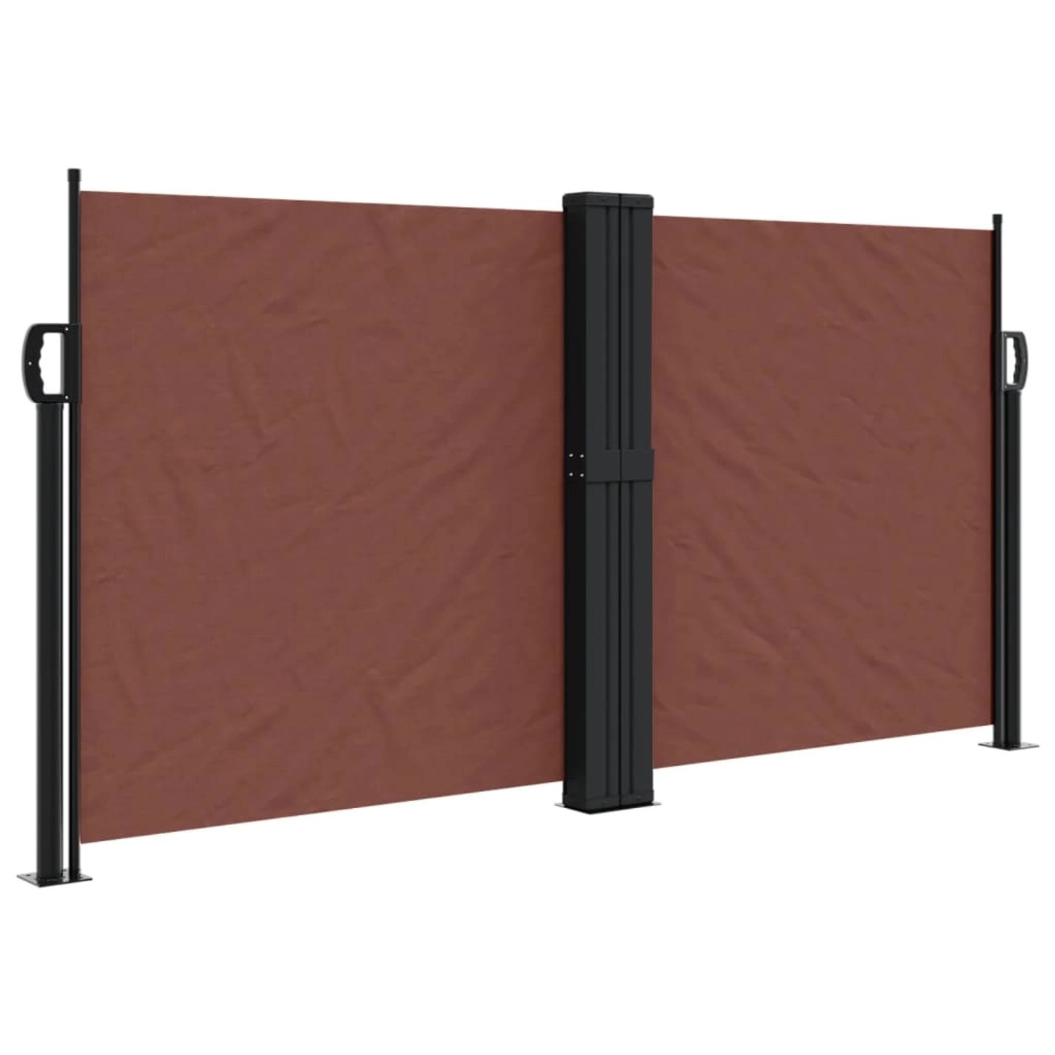 furnicato Seitenmarkise Ausziehbar Braun 120x600 cm günstig online kaufen