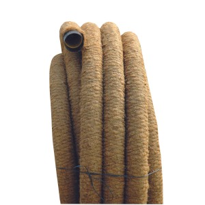 Aco Master Drainrohr DN 100, 50m Rolle mit Kokos-Mantel für Drainage und Grundwasserschutz.