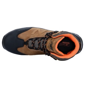 New Balance Sicherheitsstiefel Allsite S3, braun-schwarz, Gr. 49, mit Zehenschutzkappe.