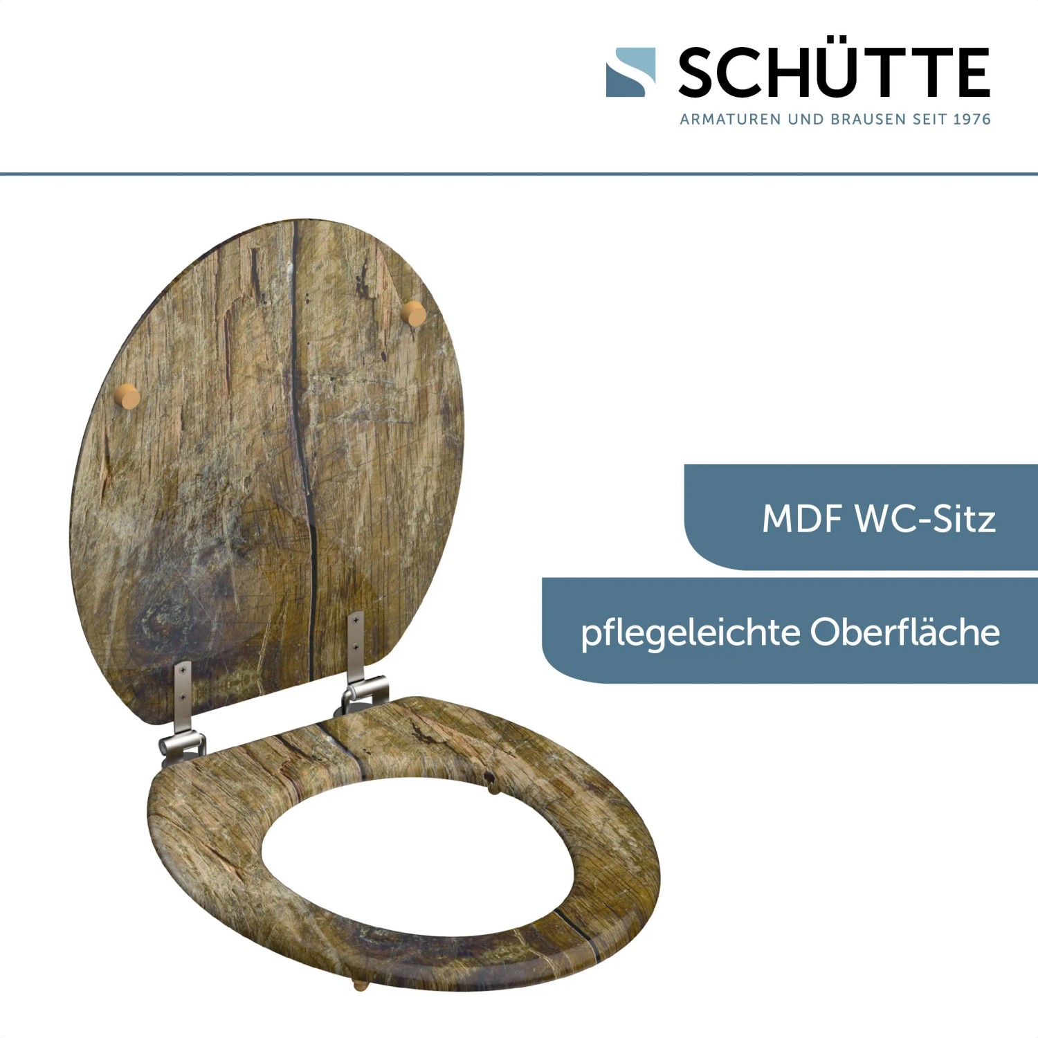 Schütte MDF WC-Sitz Solid Wood kaufen bei OBI