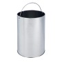 Svita Standaschenbecher mit Mülleimer, 30L, silberfarben, mit herausnehmbarem Inneneimer und Tragegriff.