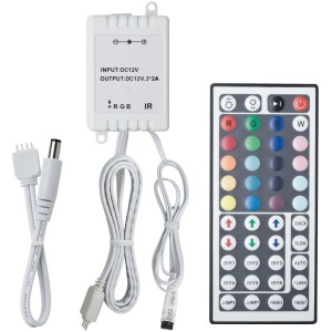 Paulmann YourLED RGB-Controller mit IR-Fernbedienung (weiß) für LED-Streifen.