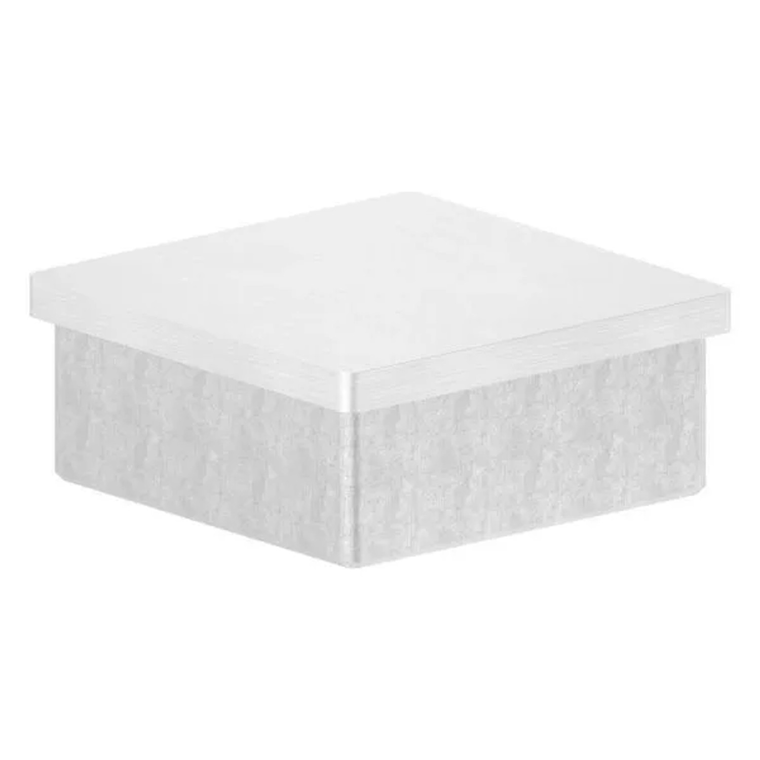 FeNau Einsteckkappe Edelstahl V2A Für Rohr 60 X 60 mm Wandstärke 2,0 mm