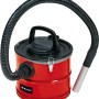 Einhell Aschesauger TC-AV 1718 D, 1200W, rot, mit Saugschlauch und Tragegriff.