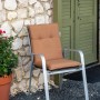 Beo Sitzauflage Tolonaro, 6er-Set, Dunkelbraun für Niedriglehner Gartenstühle.