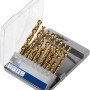 20-teiliges LUX Spiralbohrer-Set Comfort in Kunststoffbox, ideal für Stahlbohrungen.