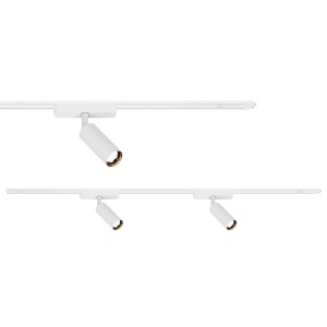 Brilo Luxtrail Erweiterungs-Set mit weißen, schwenkbaren LED Spots für Schienensysteme.