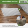 TRUTZHOLM Türrampe aus Aluminium, 63 cm lang, für Autoanhänger und Rollstuhl geeignet.