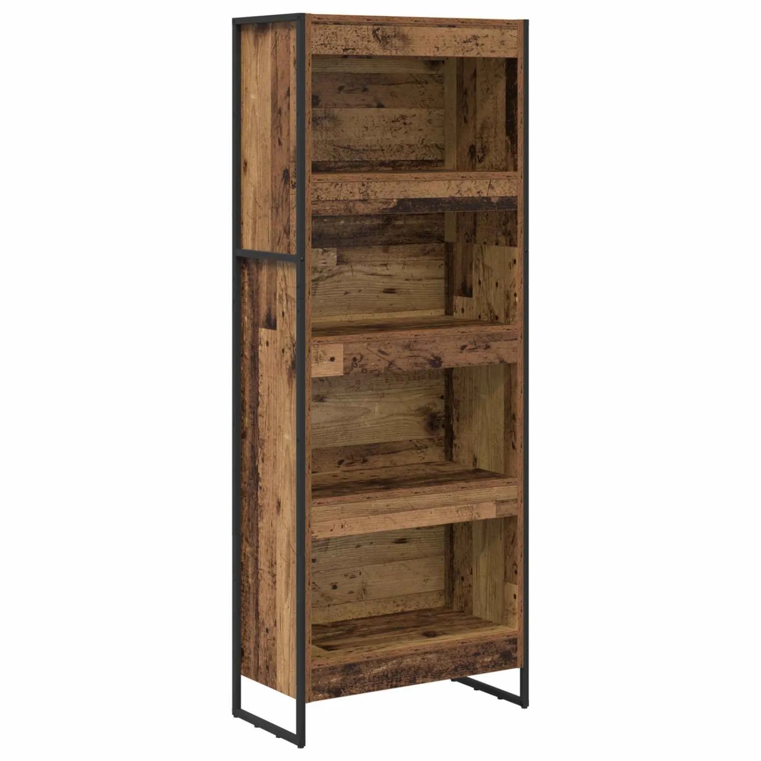 vidaXL Bücherregal Altholz 80 x 30 x 155 cm Holzwerkstoff 886400 günstig online kaufen