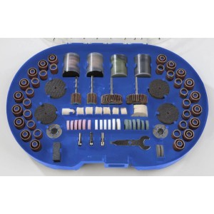 Westfalia Universal Schleif-Trenn-Polierset 278 Teile Blau Kunststoff