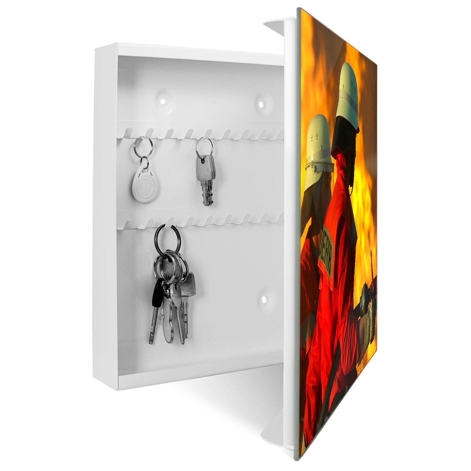 Banjado Schlüsselkasten Mit Glasfront - 50 Haken & Stylisch