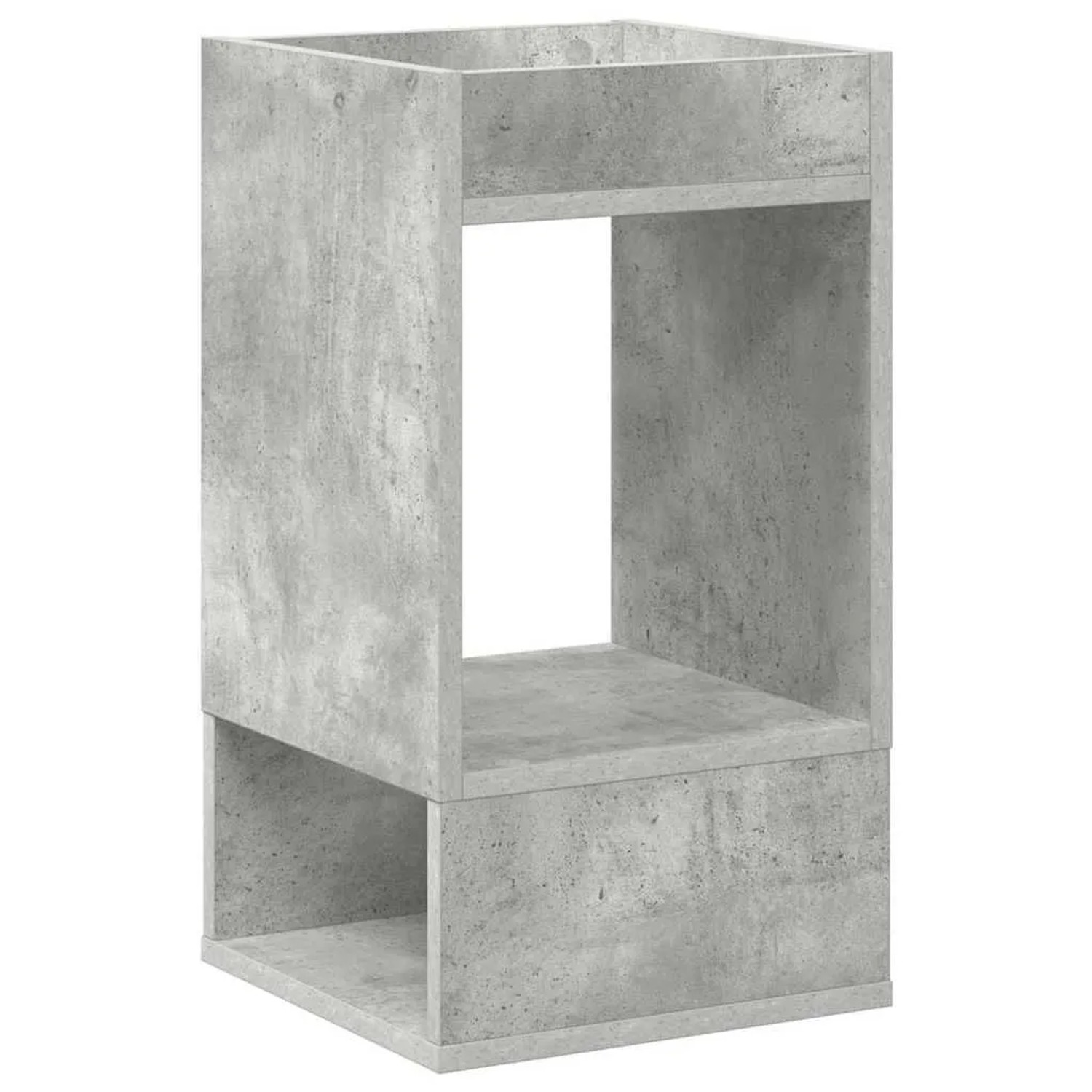vidaXL Beistelltisch Beton Grau 30 x 30 x 56 cm Holzwerkstoff 890934