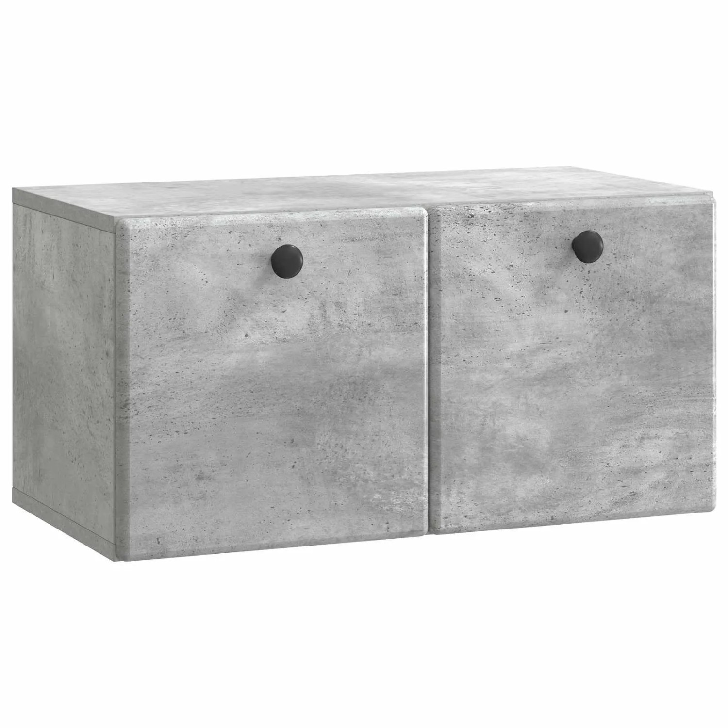 vidaXL Wandmontierter TV-Schrank Betongrau 59,5 x 31 x 30 cm 899218