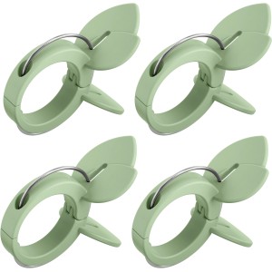 Poétic City Pflanzenklammern, 4er-Set, grün, zum Befestigen von Pflanzen an Rankgittern.