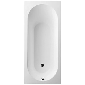 Villeroy & Boch Oberon Solo Rechteck-Badewanne, 170x75 cm, Weiß, aus Quaryl®