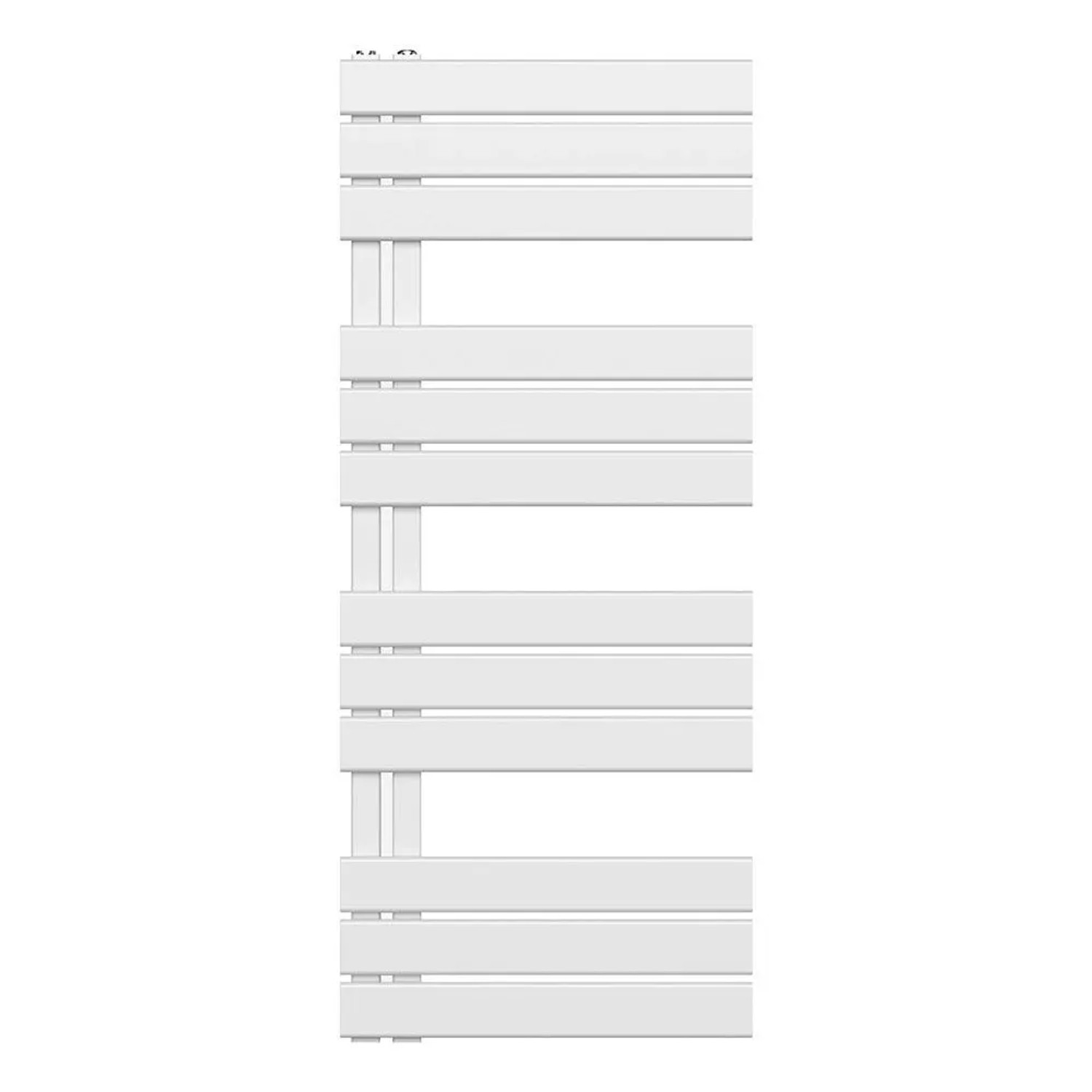 Belrad Handtuchheizkörper/Badheizkörper Paneel Anschluss Linksseitig Weiß 1 günstig online kaufen