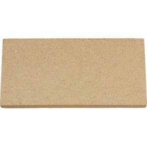 Luftabweiser für Kaminofen Magna 4.0, Ersatzteil aus hellem, porösem Material.