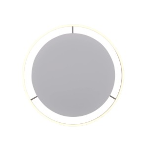 Moderne, runde Just Light Deckenleuchte Ritus in Aluminium, Ø 60 cm.