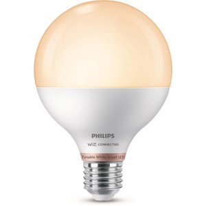 Philips Smart LED-Leuchtmittel E27 Globe, tunable white, für smarte Beleuchtung.