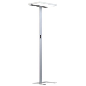 Moderne, dimmbare Arcchio LED Bürostehleuchte Aila aus Aluminium mit Bewegungsmelder.