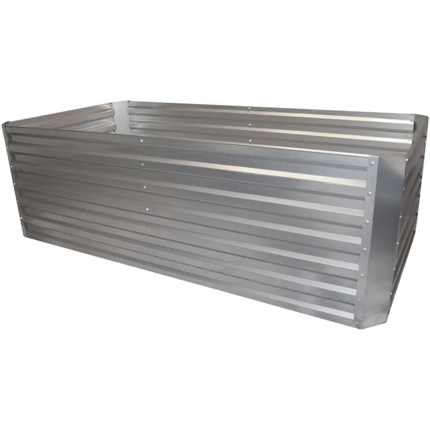 Gabiona GabionenHochbeet aus verzinktem Blech 184 cm x 60 cm x 90 cm