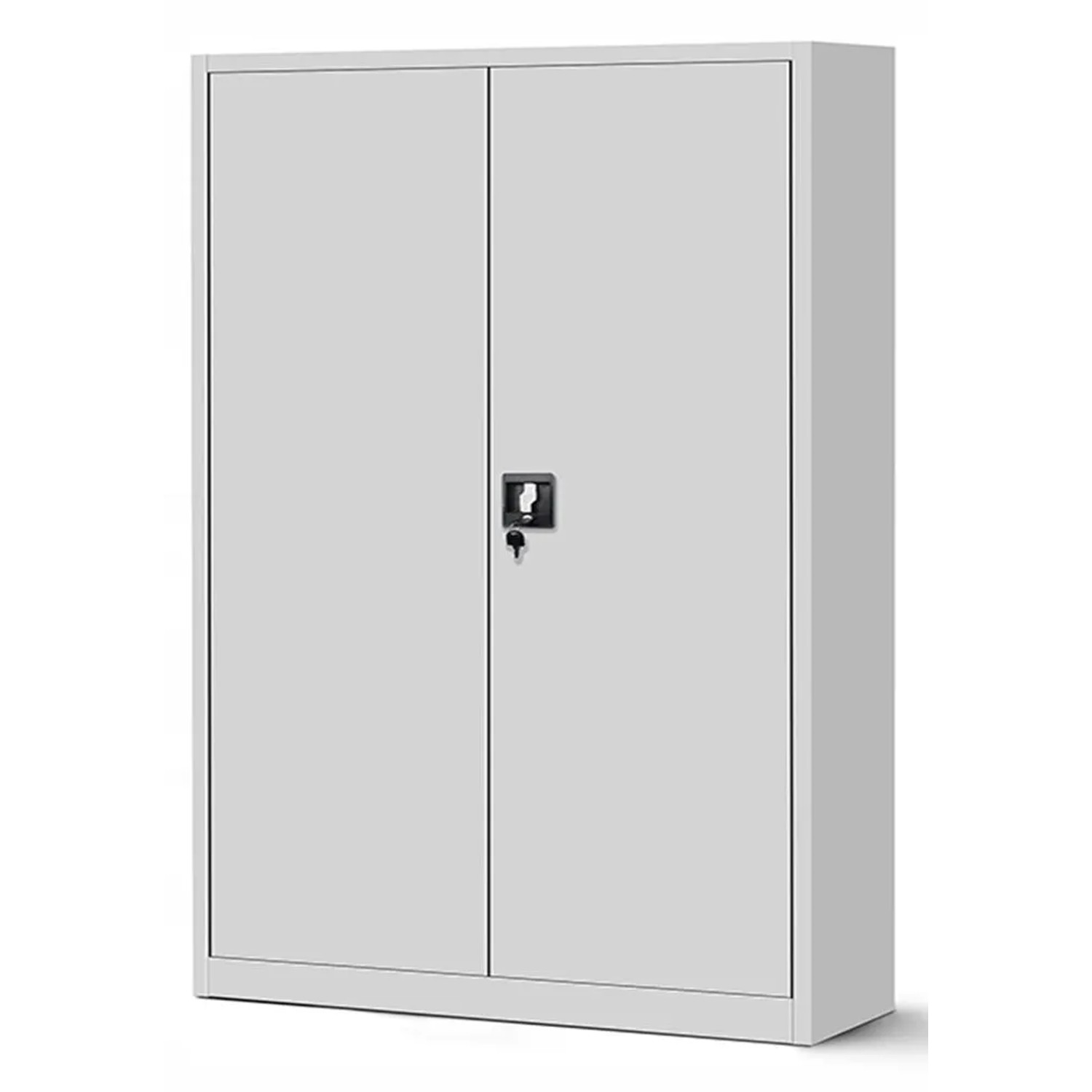 Jan Nowak Büro Aktenschrank Metallschrank JAN II 115 x 185 x 40 cm Grau günstig online kaufen