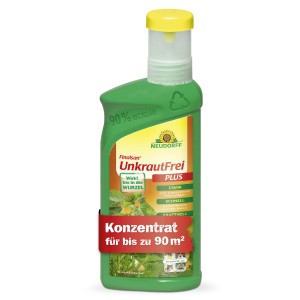 Neudorff Finalsan UnkrautFrei PLUS, 500ml Flasche für Unkrautbekämpfung im Beet.