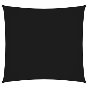 vidaXL Sonnensegel Oxford-Gewebe Quadratisch 6x6 m Schwarz 135747
