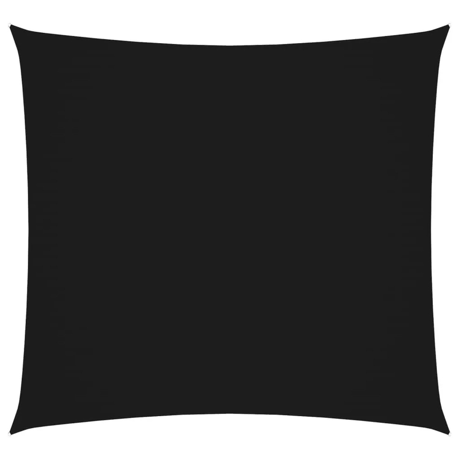 vidaXL Sonnensegel Oxford-Gewebe Quadratisch 6x6 m Schwarz 135747