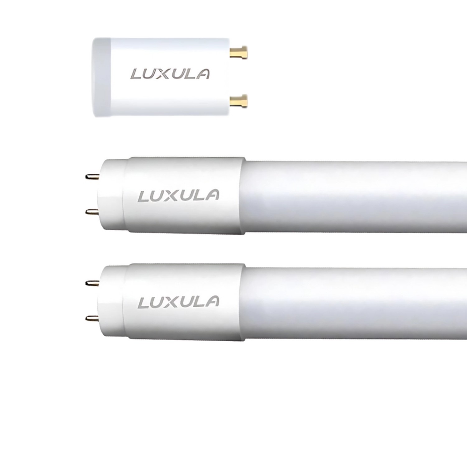 LUXULA 2er-Set LED T8 Röhre 150cm Leuchtstoffröhre 120lm/W 22W 2640lm 6000K Kaltweiß Leuchtstofflampe mit Brücke