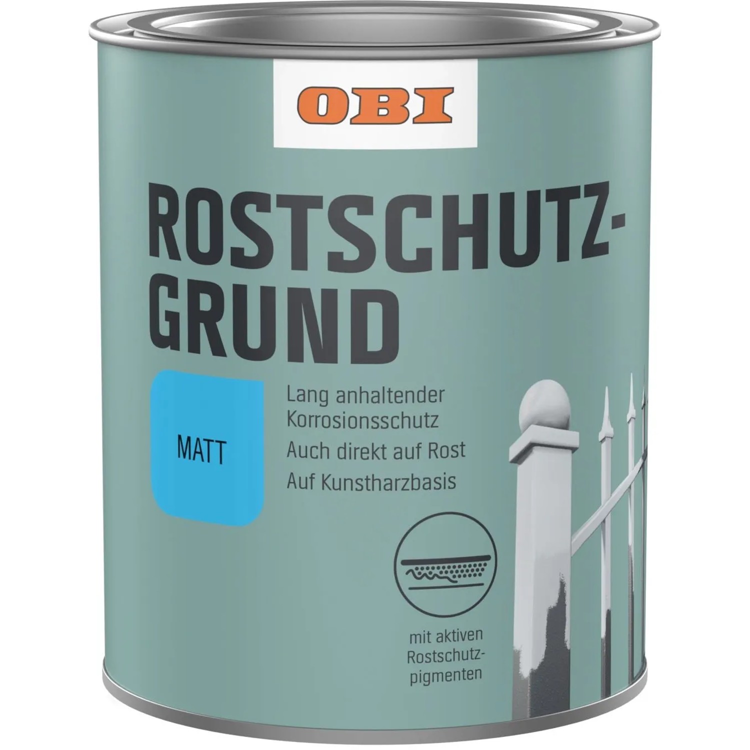 OBI Rostschutzgrund Hellgrau matt 375 ml