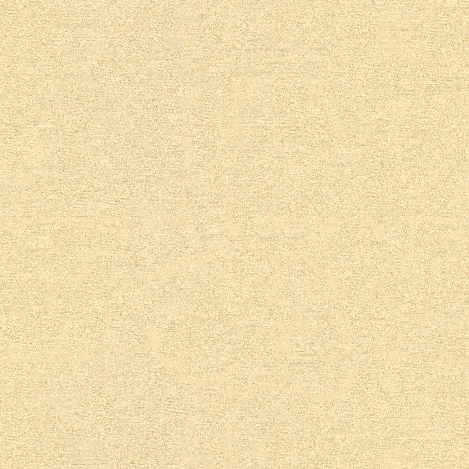 PROFHOME 370507-GU Ton-in-Ton Tapete Uni dezent Schimmernd Gelb 7,035 m2 0, günstig online kaufen