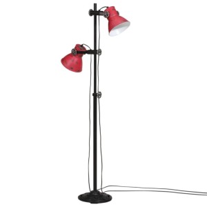 vidaXL Stehleuchte 25 W Rot 25x25x90/140 cm E27 371847