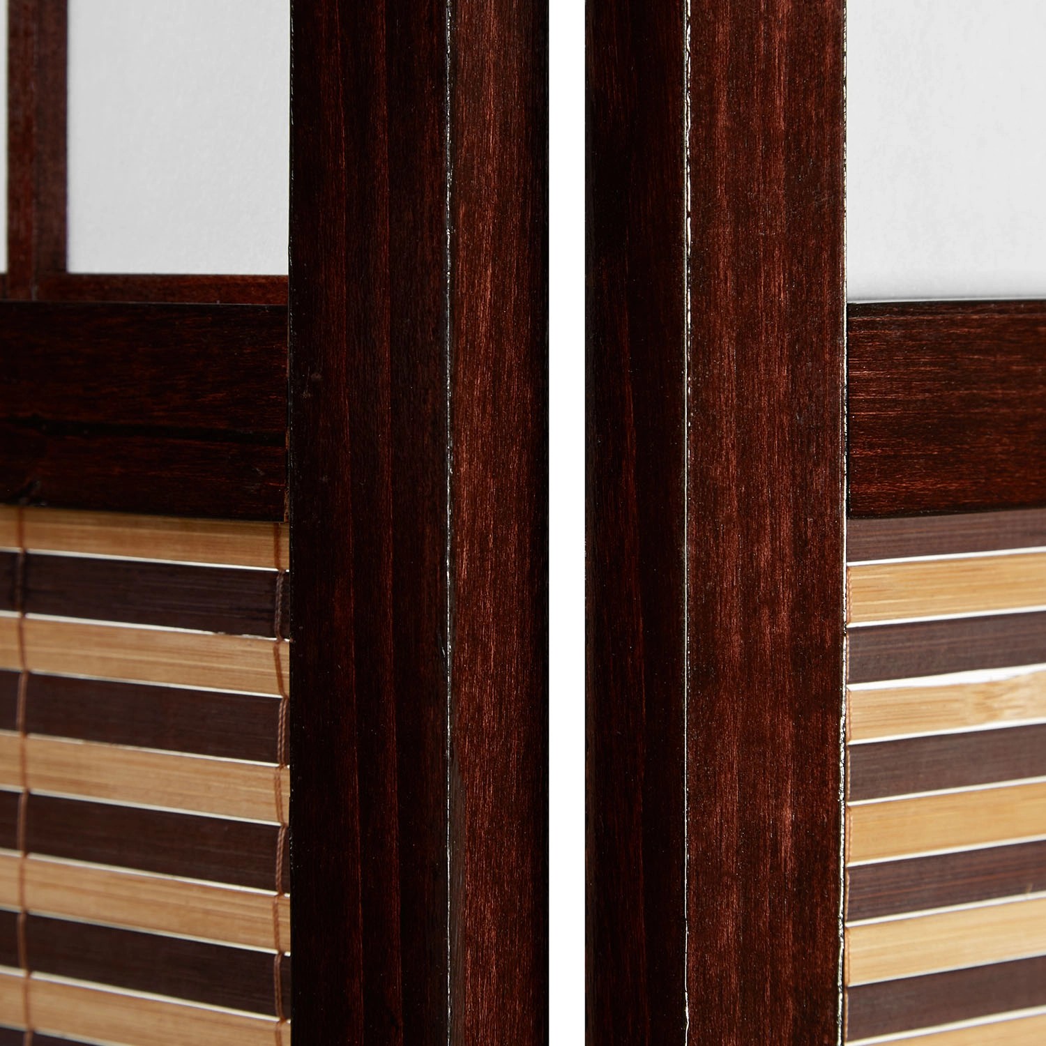 Homestyle4u 3-tlg. Paravent in Braun 120x200 cm 875_6