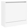 vidaXL Schuhschrank Weiß 60x21x57 cm Holzwerkstoff 839882_4