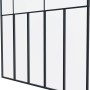 Palram Canopia Seitenwand 4 m, anthrazit, für Terrassenüberdachung.