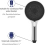 Wenko Softwater Handbrause Chrom für Duschsystem, mit Softwater Funktion und Universalanschluss.