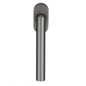 MeinTürgriff Fenstergriff Toulouse, L-Form, Dreh-Kipp, Samtgrau, 7mm